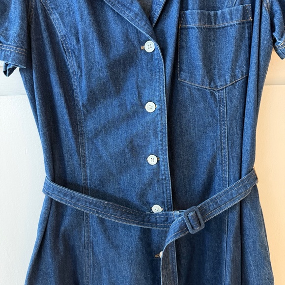 Polo Ralph Lauren Buttoned Denim Midi Dress Rare
medium deep indigo blue - Picture 7 of 10